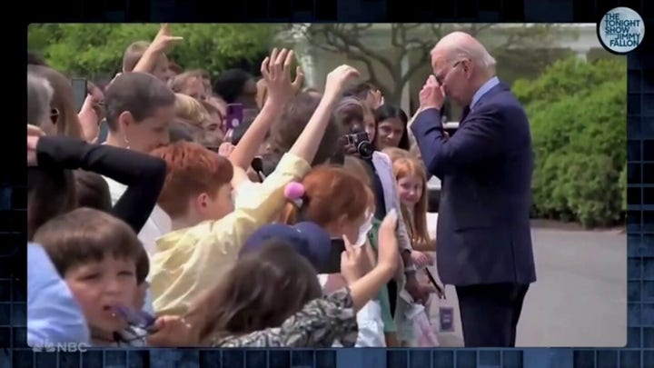 Fallon roasts Biden’s confused answers to kids at WH event: ‘What is this? Meet the Press? Cut me some slack'