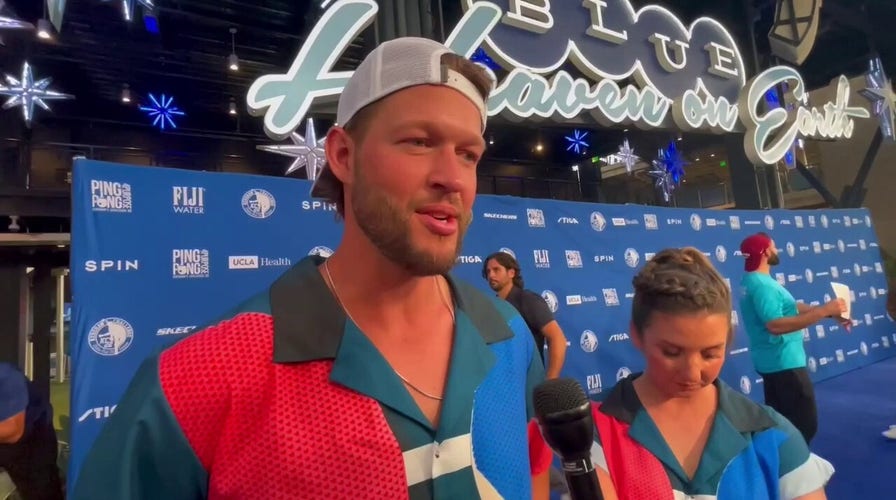 MLB star Clayton Kershaw hosts the Ping Pong 4 Purpose event