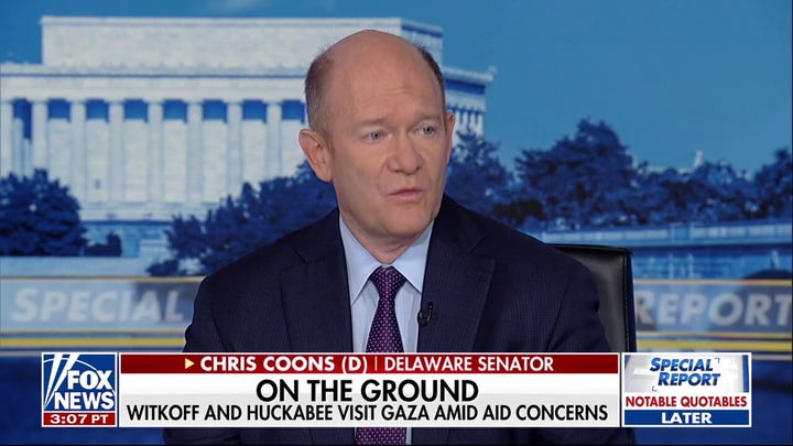  It is urgent Israel allow in more humanitarian aid, Sen. Chris Coons says