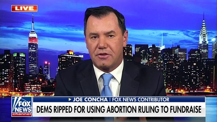 Concha slams mainstream media's abortion bias: 'This is a whole bowl of wrong'