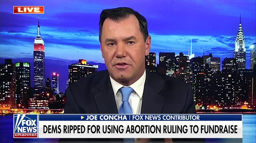 Concha slams mainstream media's abortion bias: 'This is a whole bowl of wrong'