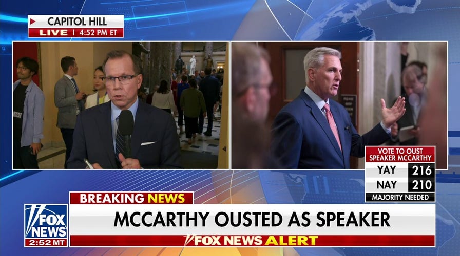 Kevin McCarthy out as House speaker