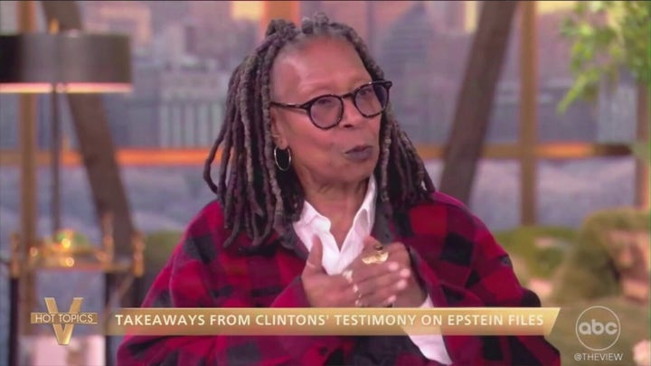 The View co-host Whoopi Goldberg defends Bill Clinton after Epstein testimony