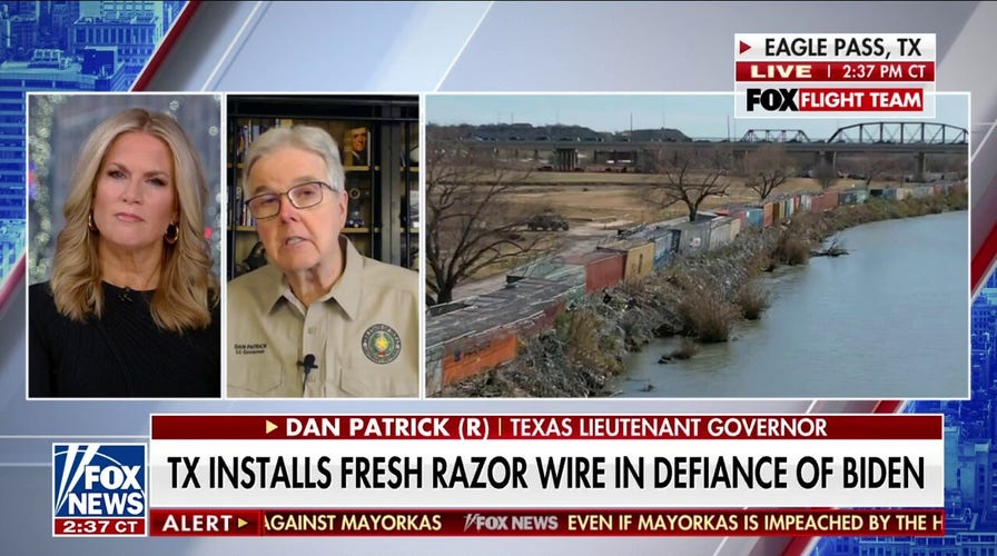 ‘If they cut it, we’ll replace it’: Dan Patrick on Texas’ battle over border razor wire