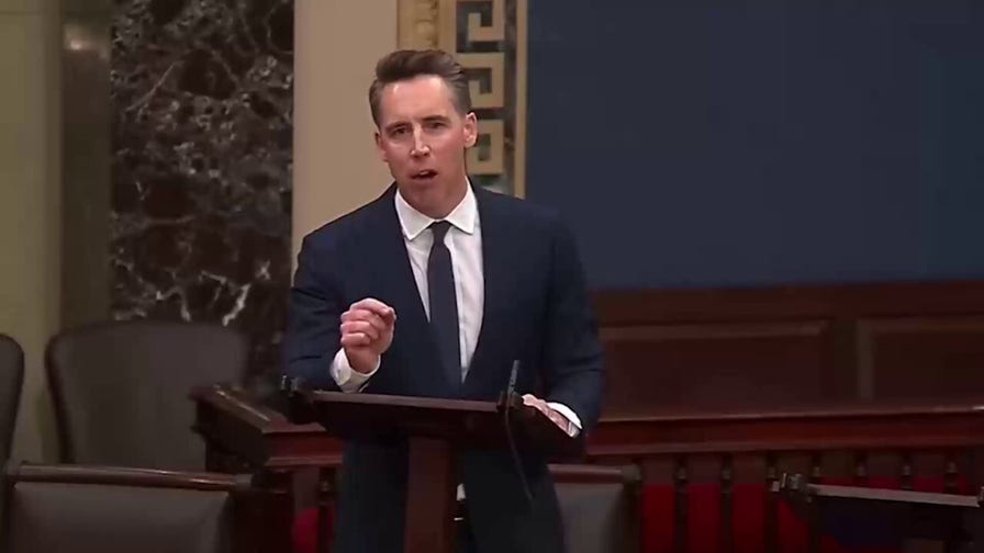 Hawley slams Senate Dems for allowing taxpayer funds to be used for trans kids' sex changes