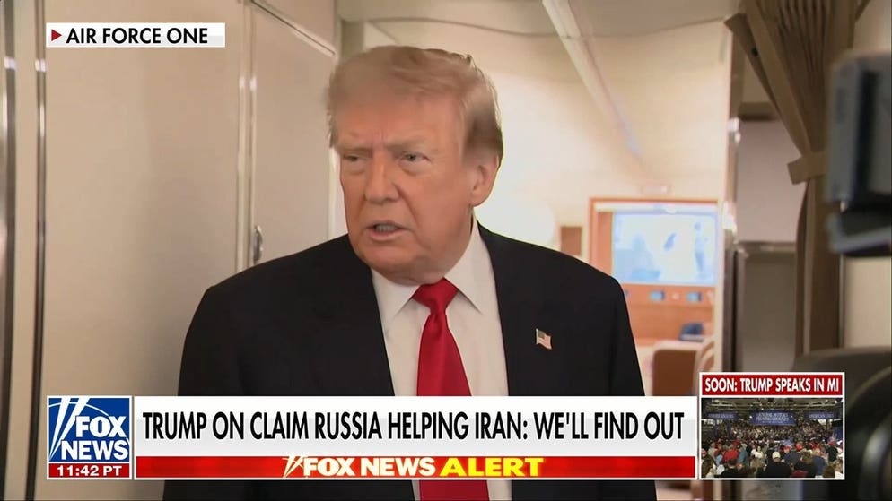 Trump dismisses Russia aiding Iran claim