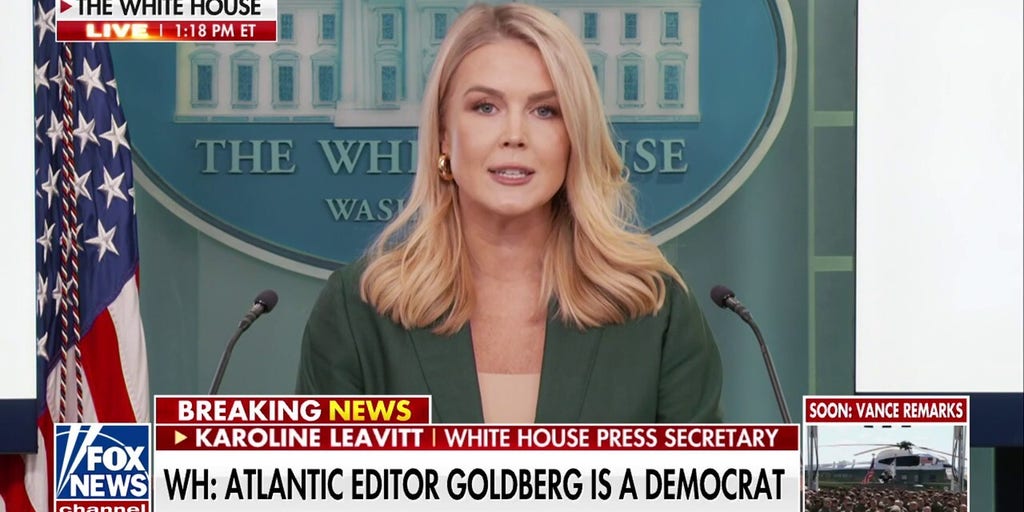 Karoline Leavitt says the White House won’t ‘bend’ in the face of ‘insincere outrage’ over leaked Signal chats