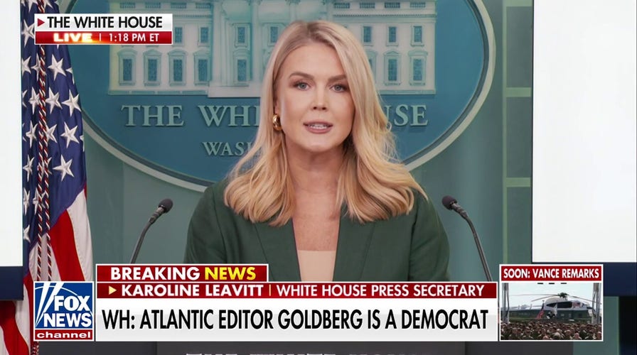 Karoline Leavitt says the White House won’t ‘bend’ in the face of ‘insincere outrage’ over leaked Signal chats