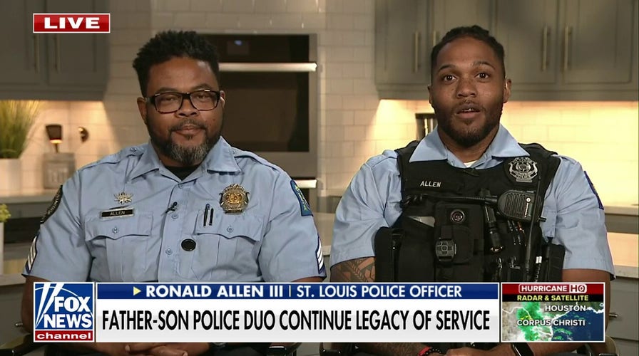 Father-son police officer duo answer the call to service: 'I want to be the change'