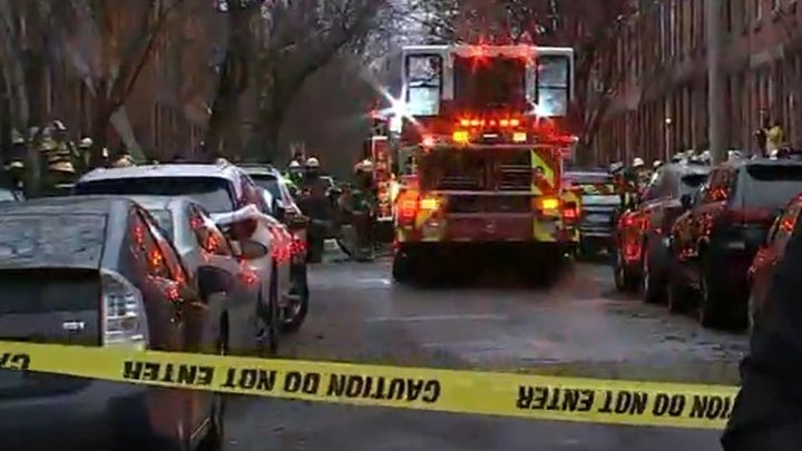 Philadelphia officials hold a briefing after a fire reportedly left multiple people dead