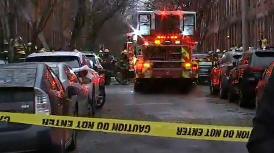 Philadelphia officials hold a briefing after a fire reportedly left multiple people dead