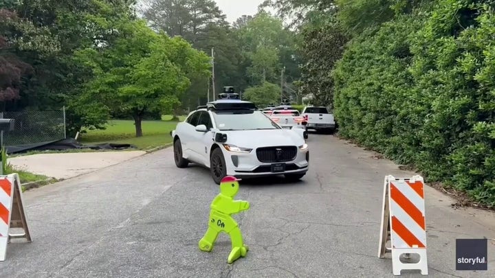 Swarm of empty, driverless Waymos overrun Atlanta neighborhood