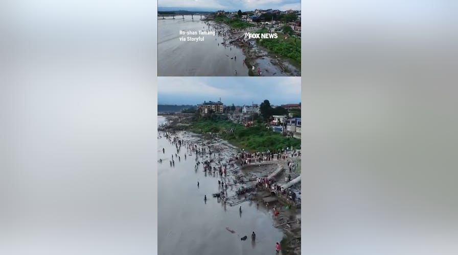 Video shows aftermath of Nepal's devastating flash floods