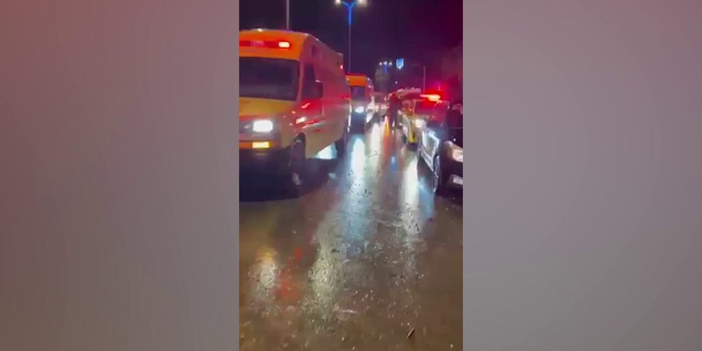 Rescue crews respond to missile attack in Israel