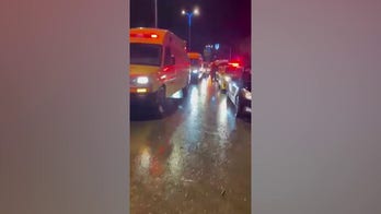 Rescue crews respond to missile attack in Israel