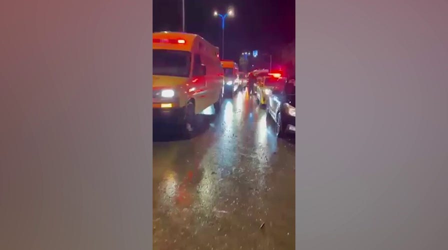 Rescue crews respond   to rocket  onslaught  successful  Israel