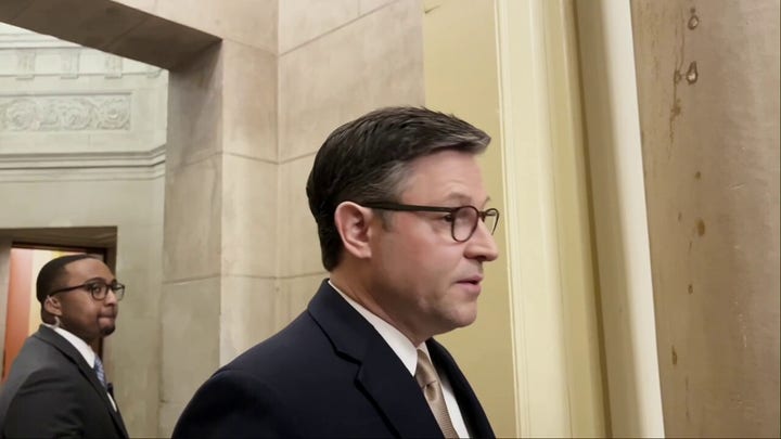 Johnson says no details coming today on Trump budget bill