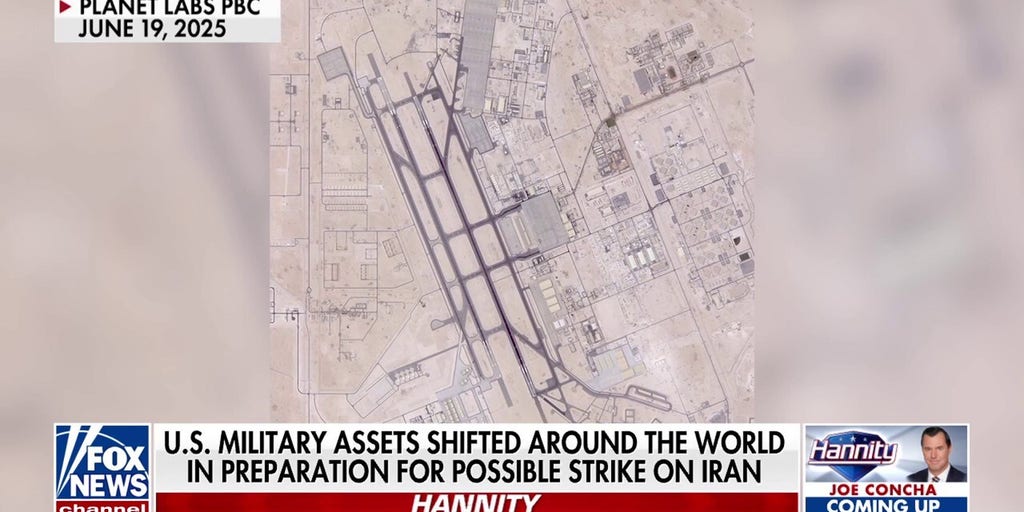 US military assets shifted around amid Middle East conflict