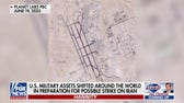 US military assets shifted around amid Middle East conflict