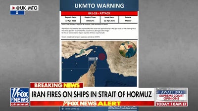 Iran fires on ships in Strait of Hormuz, straining US ceasefire efforts