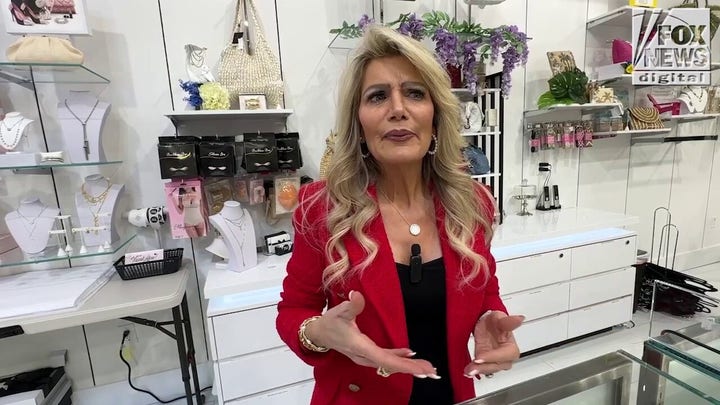 Trump-supporting businesswoman stands with Schumer on tariffs concern