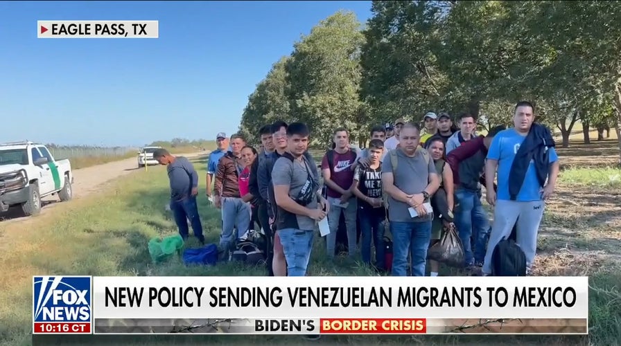Venezuelan migrants sent to Mexico under Biden’s new border policy
