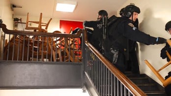 NYPD release footage from inside barricaded Columbia building