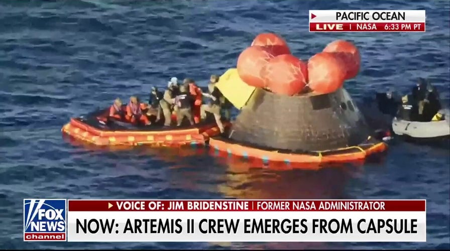 Artemis II crew successfully extracted from vessel after splashdown