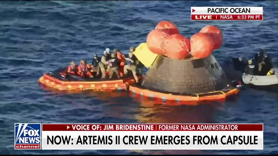 Artemis II crew successfully extracted from vessel after splashdown
