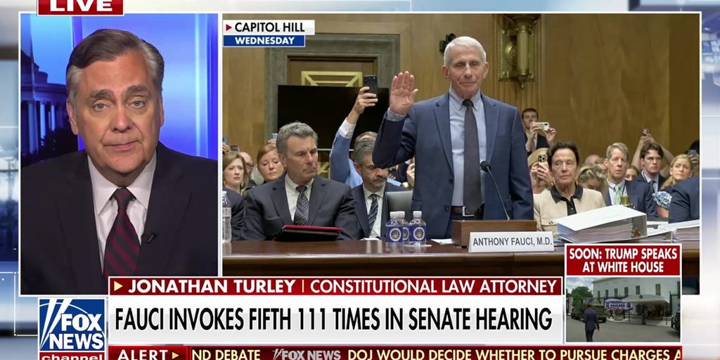 Jonathan Turley: This is Dr Fauci’s ‘advantage’ in court