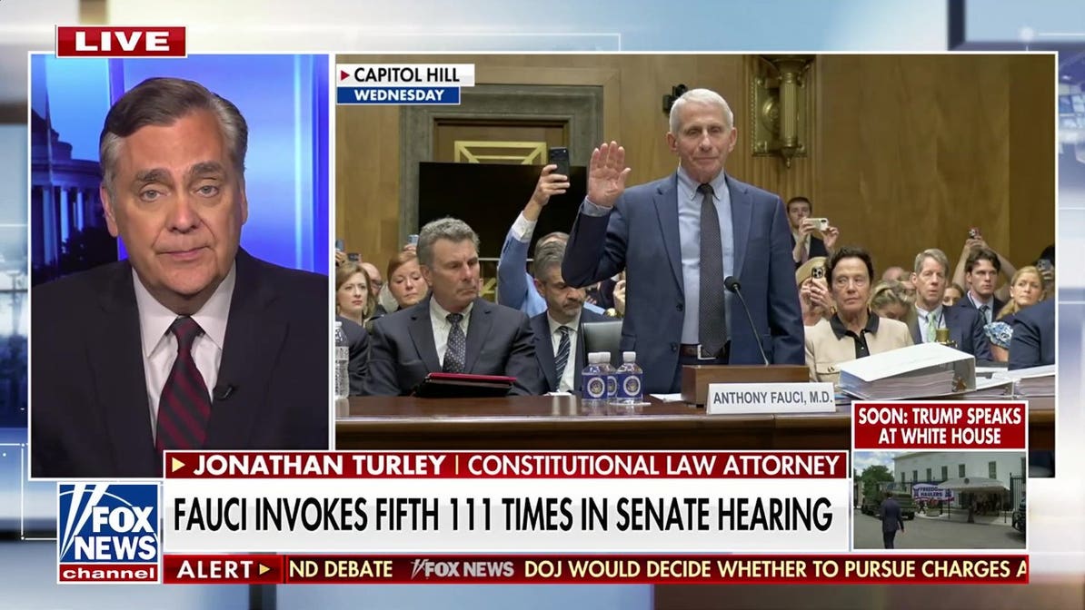 Jonathan Turley: This is Dr Fauci’s ‘advantage’ in court