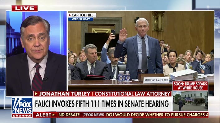 Jonathan Turley: This is Dr Fauci’s ‘advantage’ in court