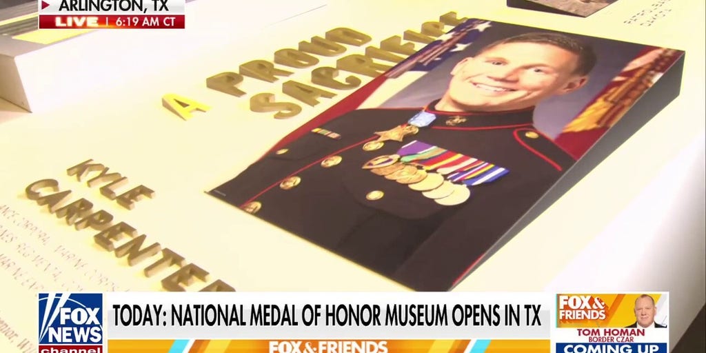Marine hero who threw himself on a grenade honored at new National Medal of Honor museum