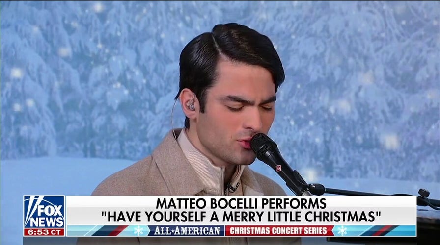 Matteo Bocelli performs 'Have Yourself a Merry Little Christmas'