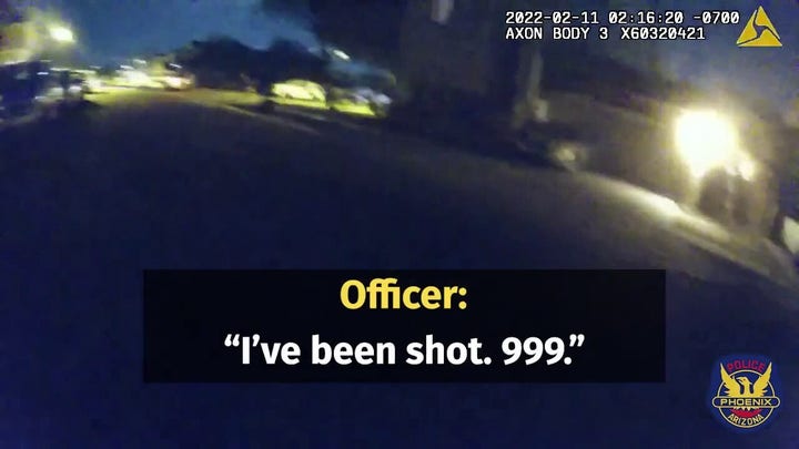 Phoenix Police Department releases footage of suspect ambushing, shooting officer