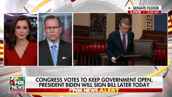 Senate passes bill to end brief government shutdown