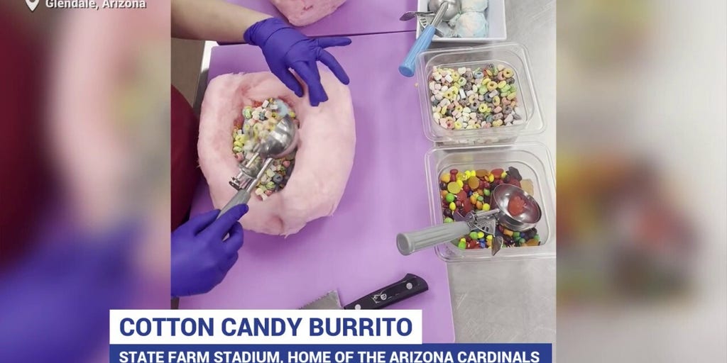 Arizona Cardinals are 'rolling' out a cotton candy burrito at home games