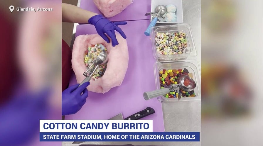 Arizona Cardinals are 'rolling' out a cotton candy burrito at home games