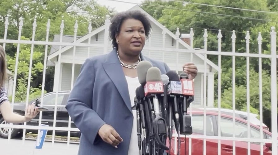 Stacey Abrams talks voter suppression in Georgia