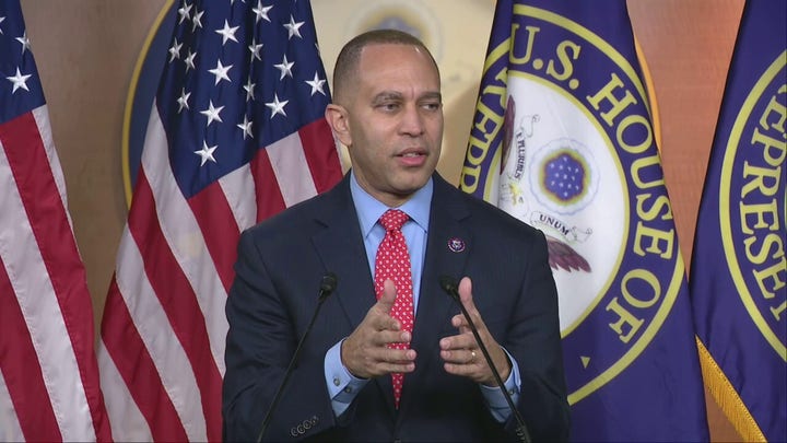House Minority Leader Hakeem Jeffries slams 'extreme MAGA Republican right-wing agenda'