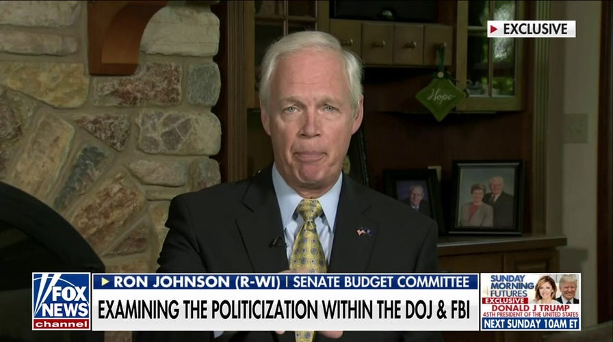 FBI, DOJ are 'insulating themselves from scrutiny', says Sen. Ron Johnson