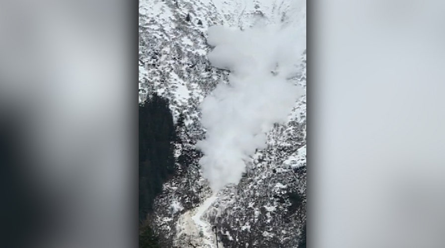 Alaska transit authorities conduct controlled avalanche