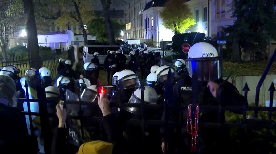 Protesters rally outside Poland’s top court amid escalating political crisis