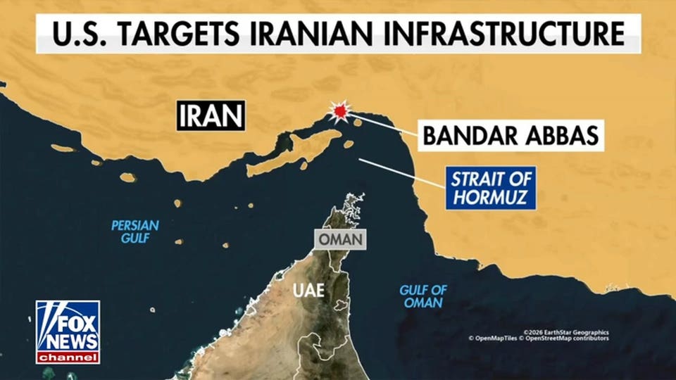 US strikes Iranian infrastructure
