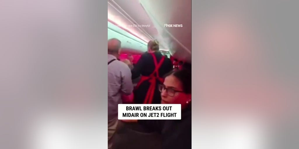 CHAOS ERUPTS: Brawl breaks out midair on Jet2 flight