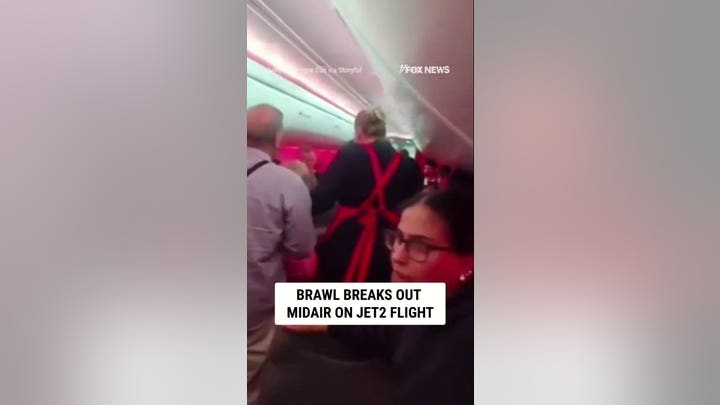 CHAOS ERUPTS: Brawl breaks out midair on Jet2 flight