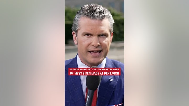 Defense Secretary Pete Hegseth praises President Trump’s push to revive the warrior ethos at the Pentagon and slams the previous administration’s failure to do so