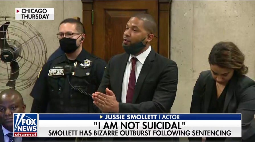Hate hoaxer Jussie Smollett goes ballistic after getting jail time