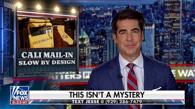 Jesse Watters: California's mail-in ballot system is slow by design