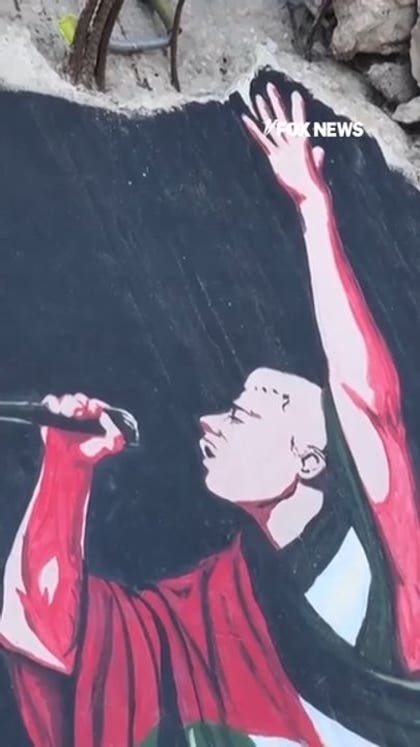 Gaza artists paint Macklemore after Ed Sheeran tour removal